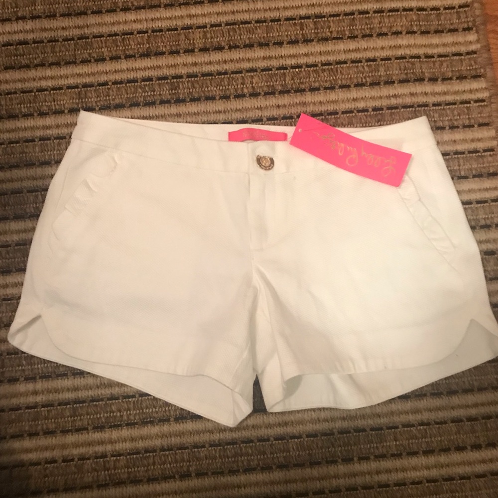 Lily Pulitzer adie resort white shorts 00
